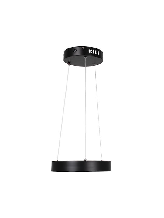 GloboStar Nemesis Pendant Light LED with Warm to Cool White Light Black