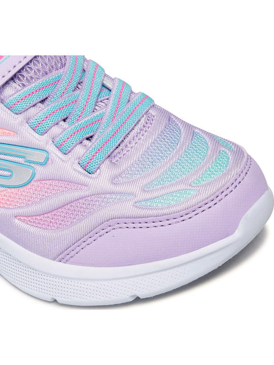 MICROSPEC MAX-AIRY Kinder Sneakers mit Klettverschluss Flieder