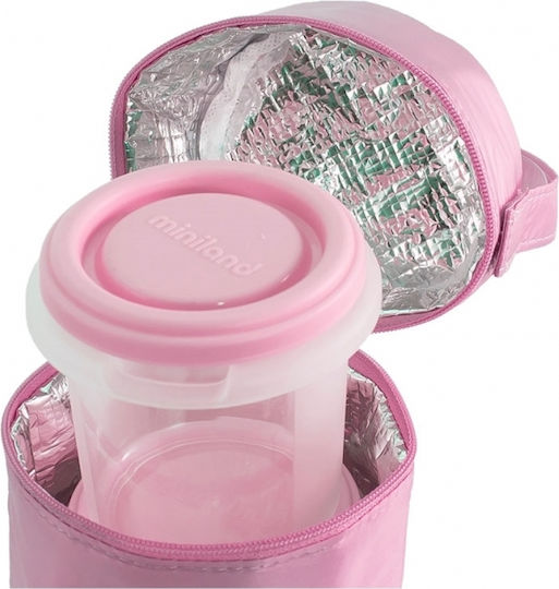 Miniland Pack 2 Go Hermisized Termos Pentru Bebeluși Geantă Izotermă 250ml