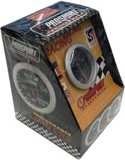 Prosport Όργανο Πίεσης Λαδιού Αυτοκινήτου Diamond Mirror Look 52mm