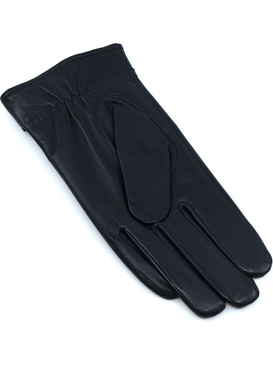 Schwarz Leder Handschuhe Berührung