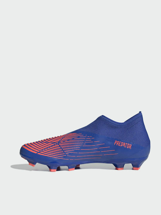 adidas Predator Edge.3 Ποδοσφαιρικά Παπούτσια με Τάπες FG Hi-res Blue / Turbo