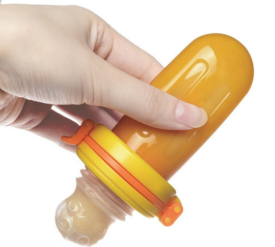 Kidsme Πιπίλα Φαγητού Πορτοκαλί Food Squeezer από Σιλικόνη για 4+ μηνών