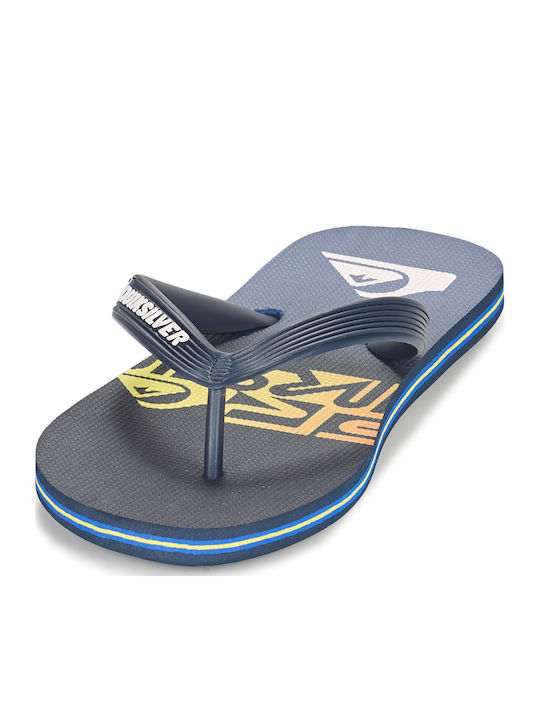 Kids' Flip Flops Blue Molokai Art