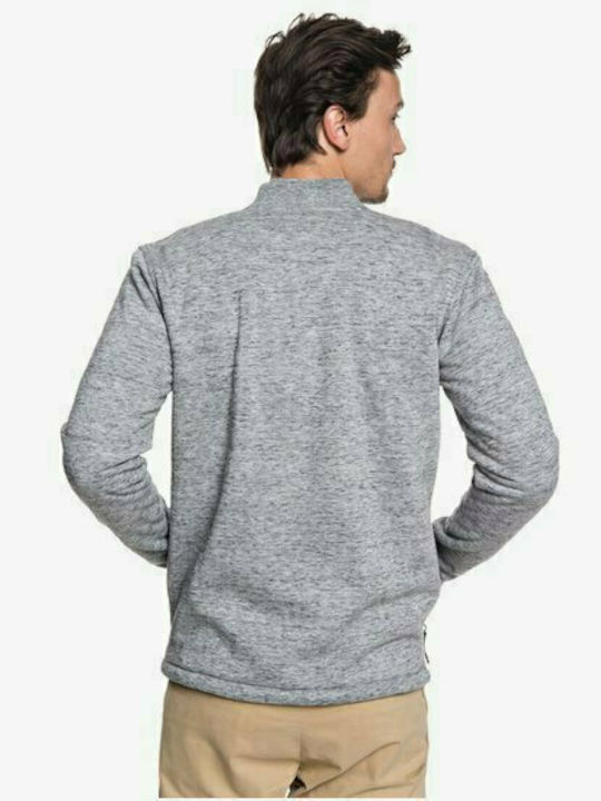 Quiksilver Kurow Sherpa Men's Cardigan with Zipper Gray