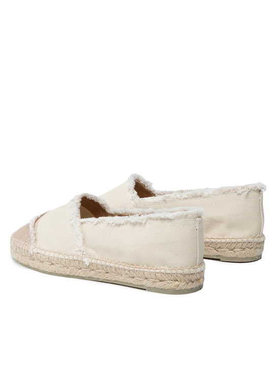 Kampala Stoff Damen Espadrilles in Beige Farbe