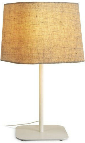 Rendl Light Studio Perth Πορτατίφ με Μπεζ Καπέλο και Λευκή Βάση