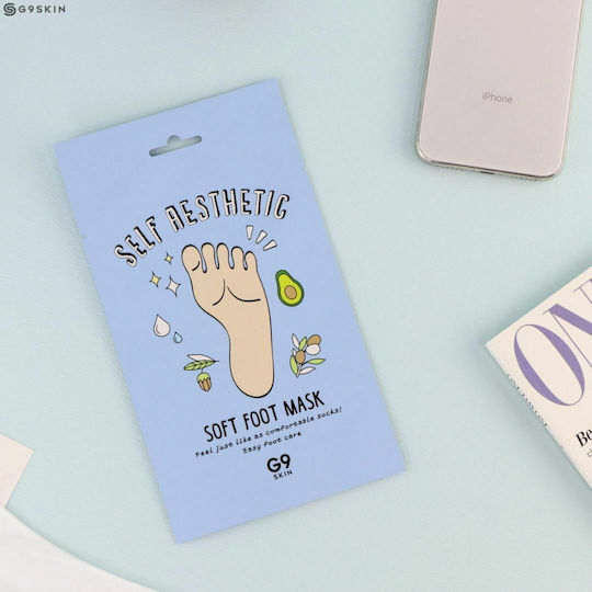 G9 Skin Skin Self Aesthetic Soft Μάσκα Ενυδάτωσης για Πόδια 1τμχ