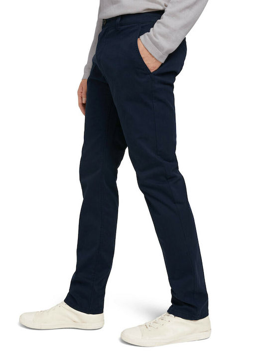 Pantalon Bărbați Chino Elastic Regular Fit Albastru Marin