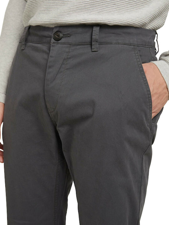 Trousers Chino Elastic in Regular Fit Gray