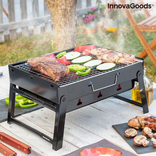 InnovaGoods BearBQ Portable Charcoal Grill 35cmx27cm