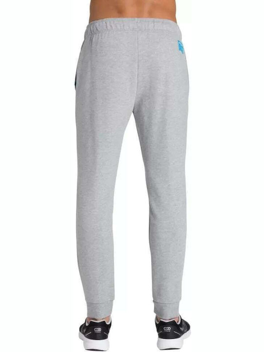 Arena Men's Fleece Sweatpants with Rubber Gray