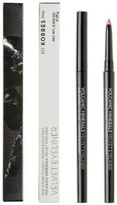 Korres Volcanic Mineral Velvet Eyeliner Eye Pencil 25 Velvet Bubblegum