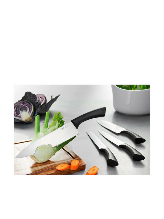Gefu Μαχαίρι Santoku από Ανοξείδωτο Ατσάλι 19.5cm
