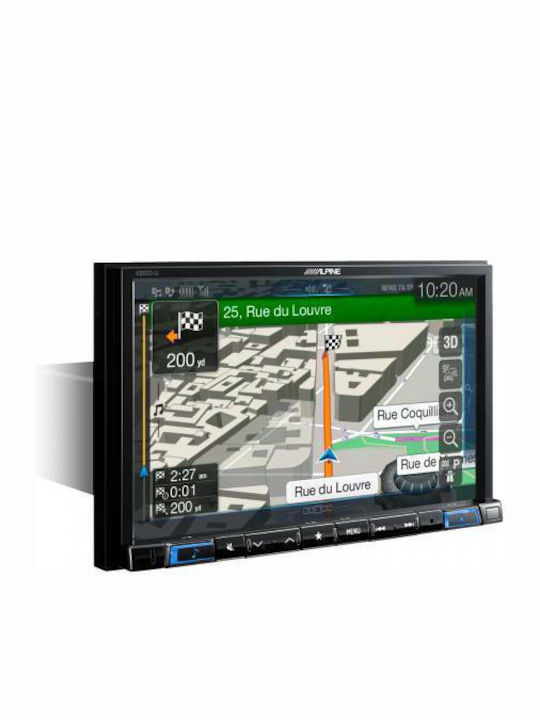 Alpine Sistem Audio Auto 2DIN (Bluetooth/USB/AUX) cu Ecran Tactil 8"