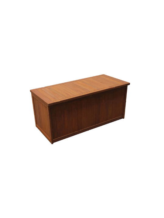 Bliumi Wooden Outdoor Storage Box Meranti Καφέ 112.5x52x53.5cm