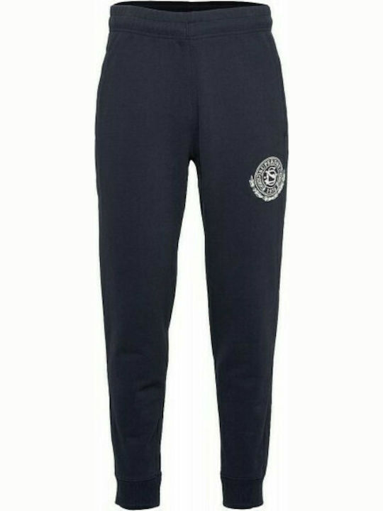 City College Sweatpants with Elastic Navy Blue