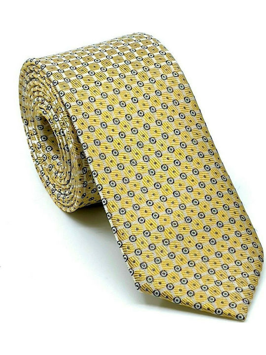 Legend Accessories Synthetic Men's Tie Printed Beige