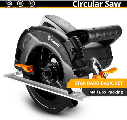 Deko Circular Saw 1600W with Dust Extraction System