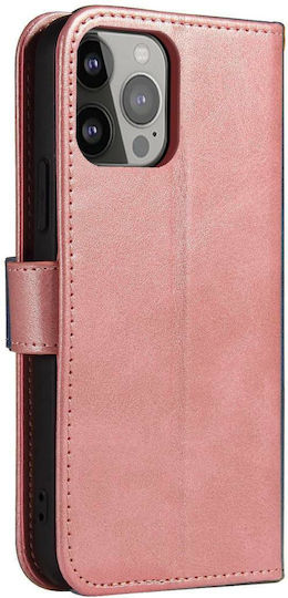 Hurtel Elegant Magnet Book Synthetic Leather Pink (iPhone 13 Pro Max)