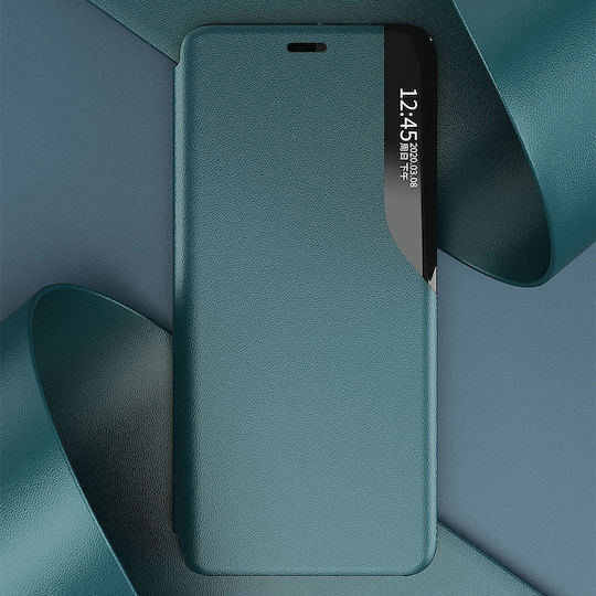 Hurtel Eco Leather View Книга Изкуствена кожа Зелен (iPhone 13 Pro Max)