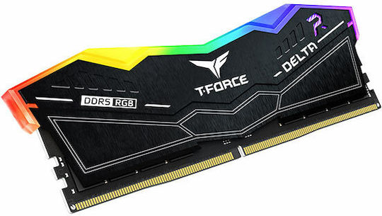 TeamGroup Delta RGB DDR5 32GB RAM με 2x16GB Modules και Ταχύτητα 6400 για Desktop
