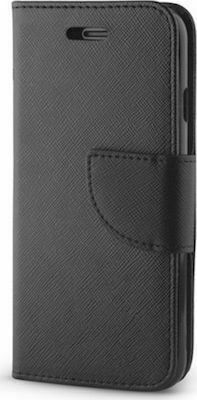 Fancy Plastic Wallet Black (Galaxy A22 4G)