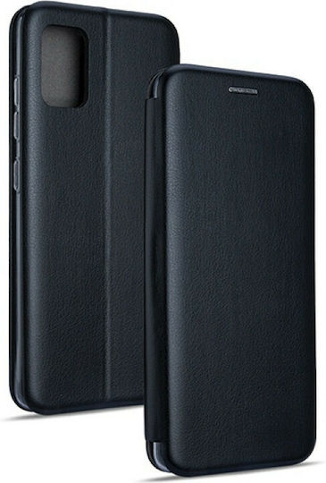 Forcell Книга Изкуствена кожа Черен (Galaxy A41)