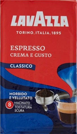 Lavazza Καφές Espresso Crema E Gusto Classico Αλεσμένος 250gr