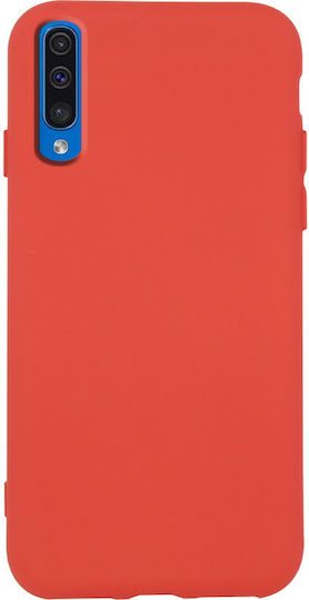 Back Cover Σιλικόνης Κόκκινο (Galaxy A70)