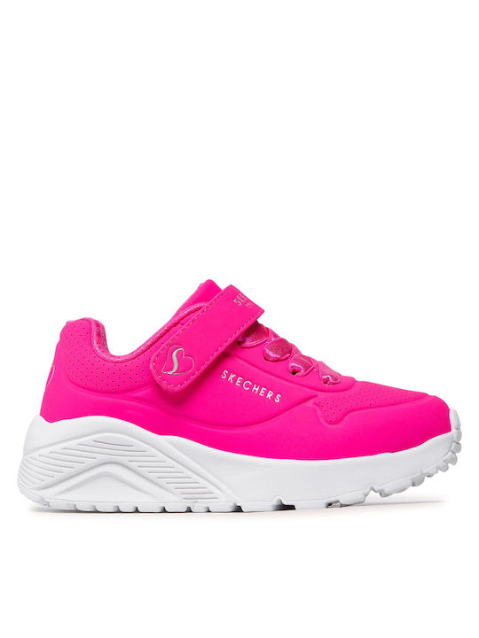 Uno Lite Kids Sneakers with Scratch Pink