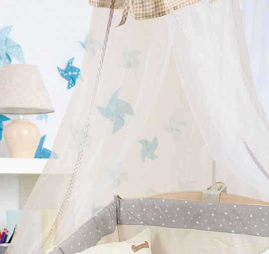 Dimcol Mosquito Net Crib Hot air balloon Tulle 1214016802100106 Gray 490x160cm