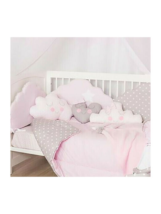 Baby Star Crib Mosquito Net Pink