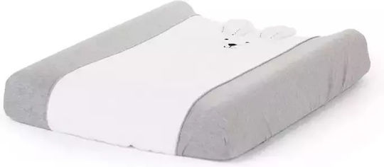 Childhome Abdeckung für Wickelauflage Rabbit aus Stoff Grey 50x70cm
