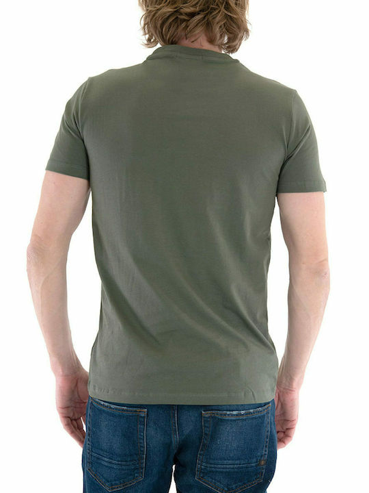 Replay Herren T-Shirt Kurzarm Khaki