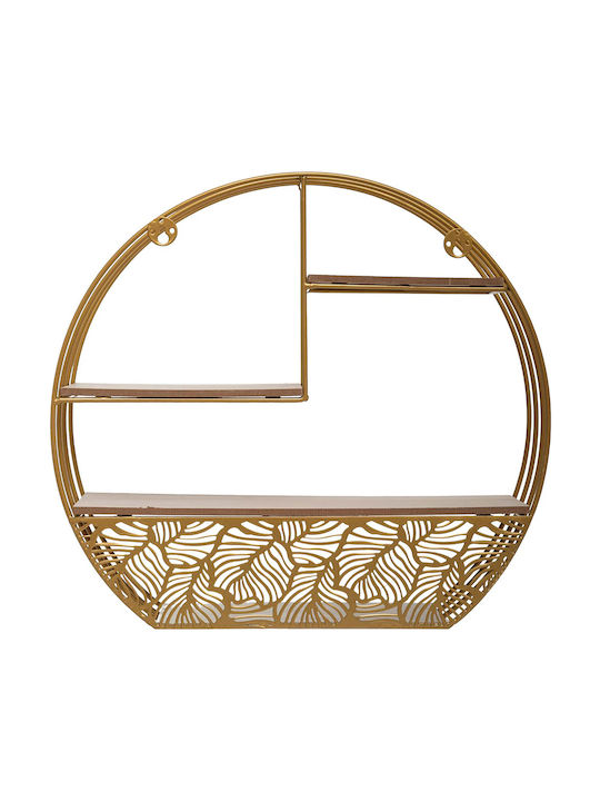 Shelf Wall 166731B Gold / Beige 39.3x10.5x36cm