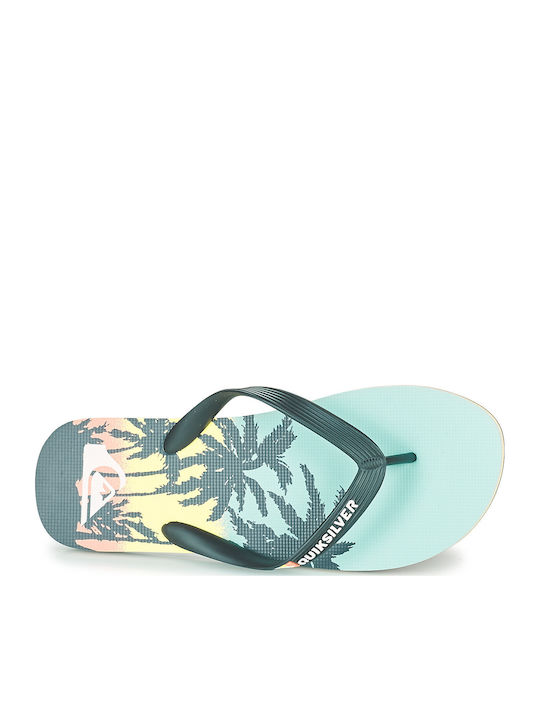 Molokai Art Men's Flip Flops Black