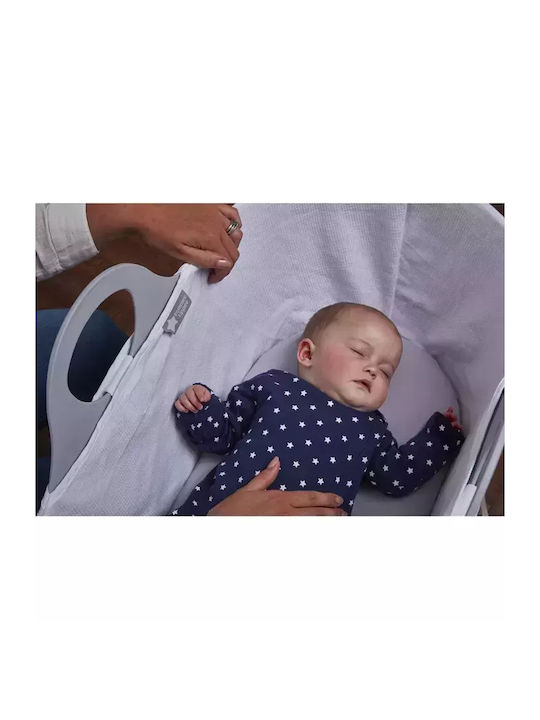 Tommee Tippee Sleepee Plastic Moses Basket with Green Stand