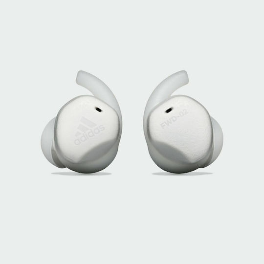 adidas Fwd02 Bt Earbuds Bluetooth Handsfree Earphones with Sweat Resistance and Charging Case Clear Grey