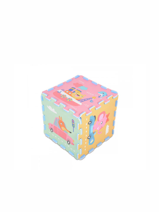 Moni Interactive Floor Puzzle Transportation 3087 with Animals 9 Pieces