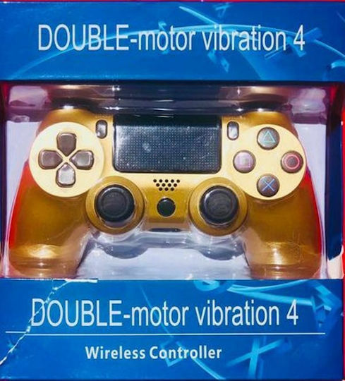 Double Motor Vibration 4 Wireless Gamepad for PS4 Gold