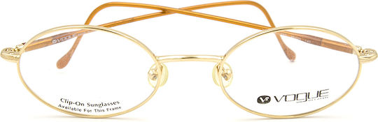 Vogue Metal Prescription Eyeglass Frame Gold VO3272 280