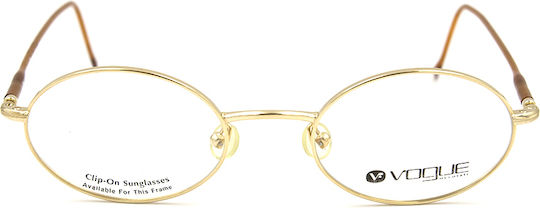 Vogue Metal Prescription Eyeglass Frame Gold VO3272 280