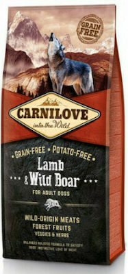 Carnilove Lamb & Wild Boar Adult 4kg Ξηρά Τροφή χωρίς Σιτηρά για Ενήλικους Σκύλους με Αρνί και Χοιρινό