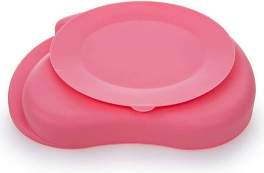 Baby Wise Baby Food Plate Elephant made of Silicone Blue