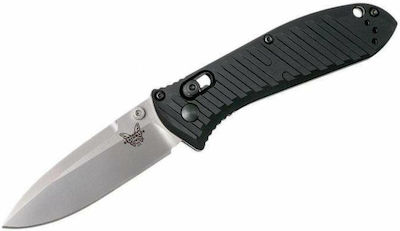 Benchmade Mini Presidio II Pocket Knife Black with Blade made of Stainless Steel in Sheath