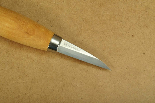 Morakniv Wood Carving 122 Brown Knife with Sheath