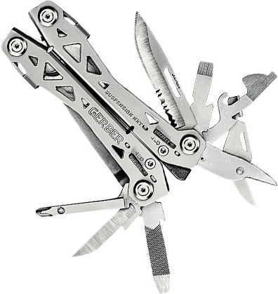 Gerber Suspension NXT Πολυεργαλείο Γκρι σε Θήκη + Σουγιάς Paraframe