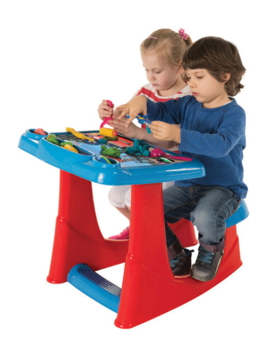 Cars Kids Desk for Painting made of Plastic Multicolour Dede
