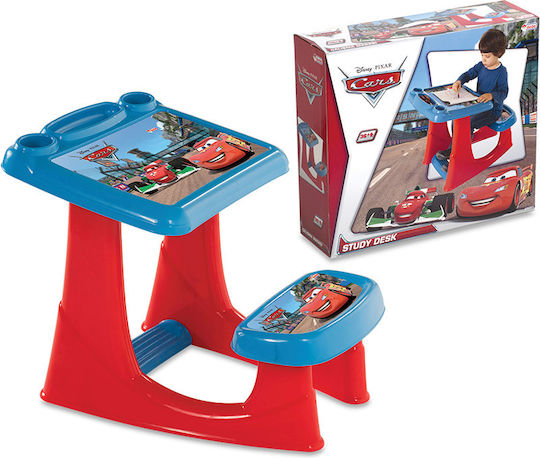 Cars Kids Desk for Painting made of Plastic Multicolour Dede